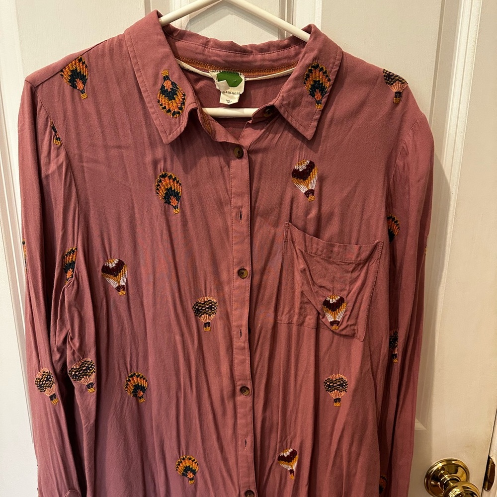 Anthropologie Hot Air Balloon Women's Blouse